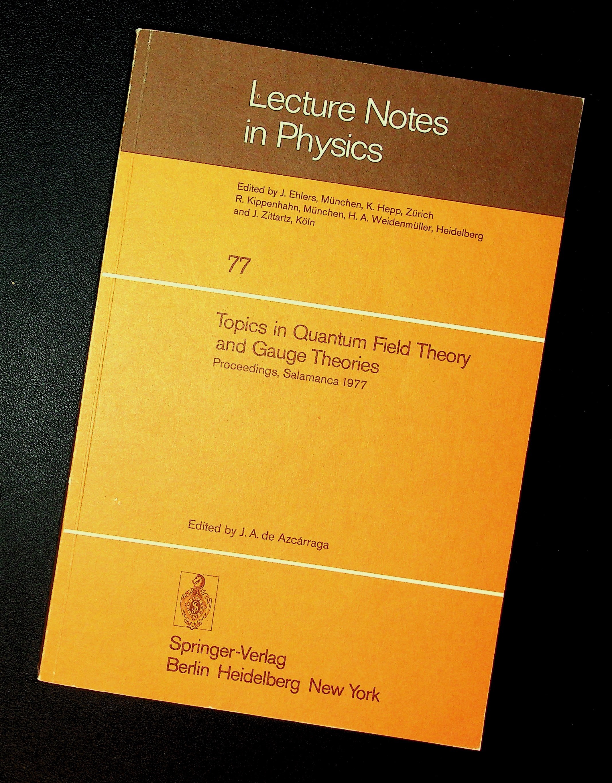 Gauge Field Theories (Cambridge Monographs on Mathematical Physics).